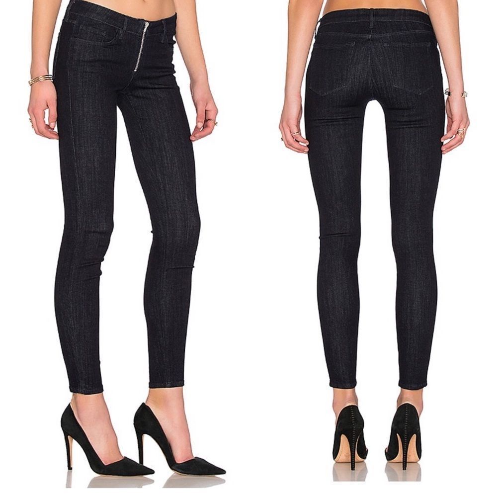 3x1 fly dark blue skinny jeans size 26‎